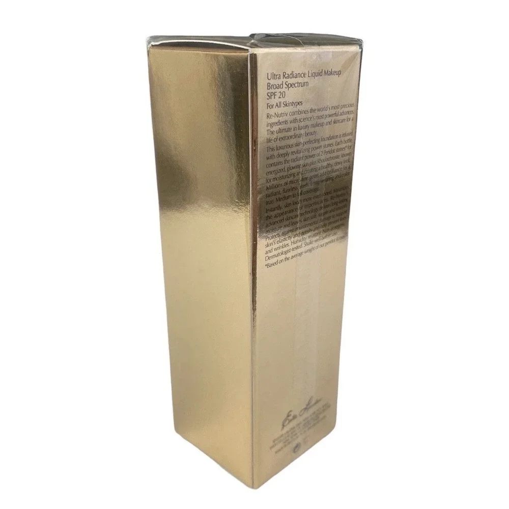 Estee Lauder Re-Nutriv Ultra Radiance Liquid Makeup SPF 20 1 oz‎  Deep Amber NIB